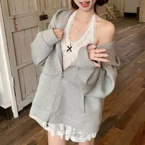 ONM 여성 러블리 레이스 이너 레이어드 원피스 포인트룩