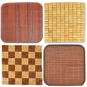 대나무방석 여름 방석 마작 쿨 통풍 냉감 아이스 시원한 사무실 의자 차량용 냉 에어 매트