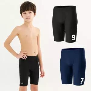 [보리보리/베이-비]BAY-J 주니어 실내수영복 남아 바지 초등 생존수영복+파우치세트