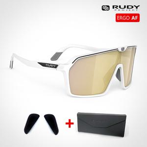 루디 선글라스 스핀쉴드 매트화이트 골드미러 SP725758-0000 스포츠 고글