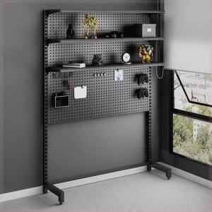 타공선반 벽걸이 철제 벽선반 보드 책상 수납