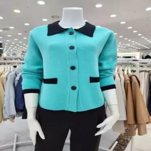 칼라 디자인 배색 포인트 가디건 IN2P1CD52920_DJ