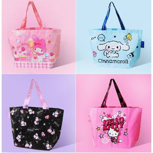 산리오 타포린 가방 L 대형 장바구니 준비물 쇼핑백 타포린백 헬로키티 쿠로미 마이멜로디 시나모롤 포차코 캐릭터가방