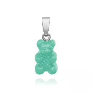 [크리스탈헤이즈] 여성 Nostalgia 베어 클래식 펜던트 참(BABY SHARK CLASSIC SILVER)