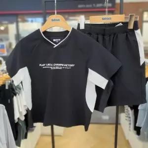 HC08 배색 5부 세트TR 주니어 남아/여름 상하세트  SJZ304 MFTR02