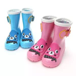 진흥 야옹이 아동 레인부츠 유아 어린이 아기 장화