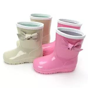 진흥 리본 아동 레인부츠 유아 아기 어린이 장화
