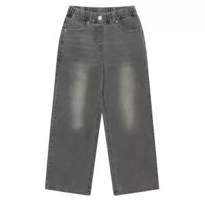 주니어 키즈 그레이 와이드 데님 팬츠 아동 여름 청바지 SJZ303FJPT43DG
