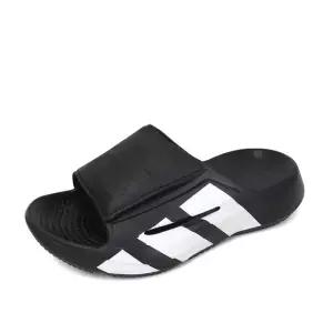 라이트블레이즈 벨크로 남성 회사 사무실 발편한 스포츠 슬리퍼 실내화 블랙 JR1253