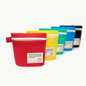 세맘스 국내원단 자체제작 양면방수 보냉보온 신호등파우치 S