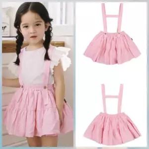 HC22 니아 멜빵 스커트 아동 스커트 12532113023