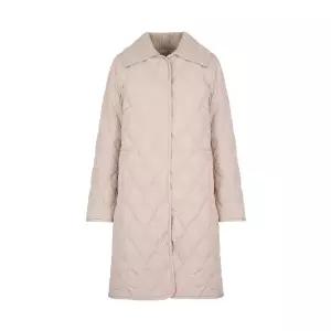 [샤트렌]니트 카라 누빔 롱다운 패딩_HCDWDW207 HCDWDW207