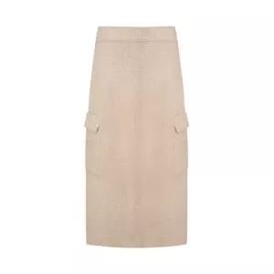 [샤트렌]카고포켓 니트 롱스커트_HCDWSK302 HCDWSK302