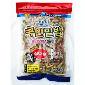 일성 국민밑밥 900g 3가지 민물 붕어 향어 잉어 쪼르레기 옥수수 새우 모든낚시 밑밥 집어용 김포낚시