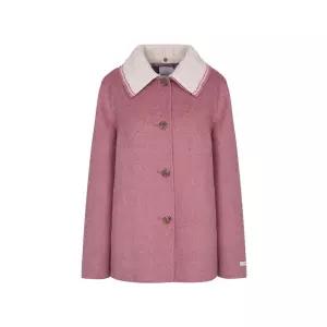 [크로커다일레이디]니트카라 A라인 핸드메이드 코트_CLDWCT103