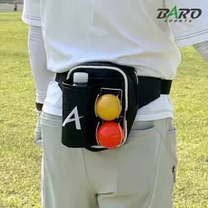 바로스포츠 퀄팅 파크골프 파우치 가방 볼 주머니 홀더 경량 힙색 그라운드 허리색