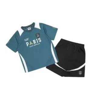 HC29 PSG  라인배색유니폼4부 셋 주니어 공용 PSG 라인 배색 유니폼 4부 상하 세
