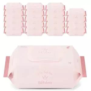 Bebeen 로즈 골드 유아물티슈 캡형