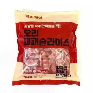 팜스제임 무항생제 대패 슬라이스 오리겹살 오리고기 샤브샤브용 구이용 다이어트 식단 500g