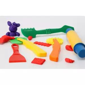 유아 찰흙놀이 클레이 도구 롤러 밀대 칼 자르기 5종 미술 점토 창의력 교육완구 공작