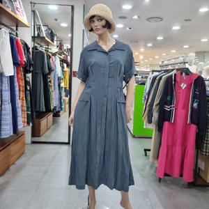 베네통/애플아울렛/레이온 혼방 에비앙 원피스/BAOP08441