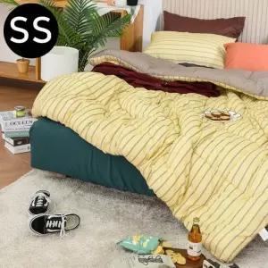 해피니 차렵이불 마크 소프트마이크로 베개 커버세트 SS 슈퍼싱글 별매 솜 슈퍼싱글 이불 베개 세트 셋트