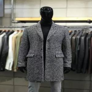[빠니깔레][빠니깔레] 이태리직수입 울코튼블랜드 블랙브라운트위드 싱글코트 f-scoat54be (P003064102)