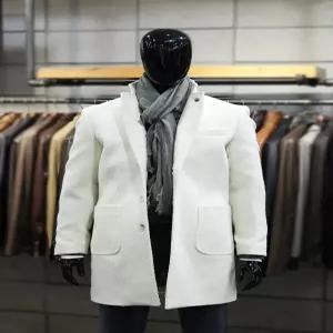 [빠니깔레][빠니깔레] 이태리직수입 아이보리화이트 울코튼트윌코트 f-gcoat50iv (P003473701)