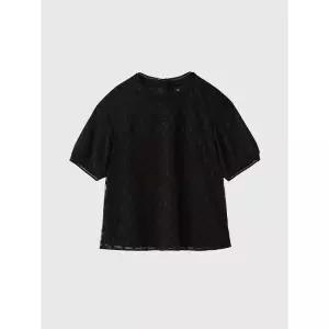 [올리비아로렌]오버핏 레이스 블라우스 4OCMNS5216