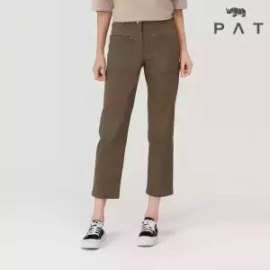 [PAT 여성] 코튼혼방 세미배기핏 팬츠_1J61603