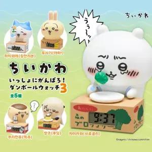 치이카와 함께 힘내라 골판지 시계 피규어 캡슐토이 가챠 선택