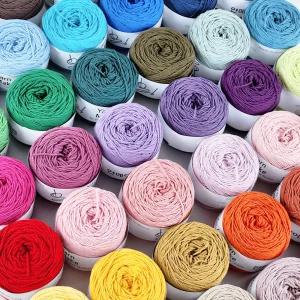 떠보면 80g 면실 모칠라백실 순면사 뜨개실 코바늘실 코튼 면사 소품실 가방실 얀메이크