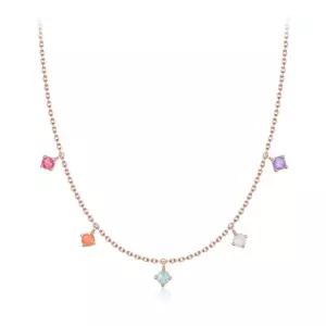 [엘르주얼리] 레인보우 스타 목걸이 ELBRNN241