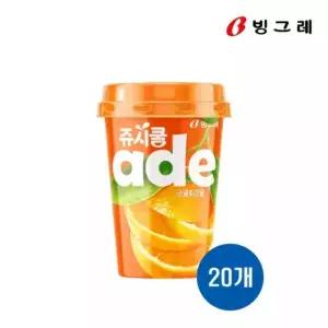 빙그레 쥬시쿨 에이드 금귤감귤 250ml 20개