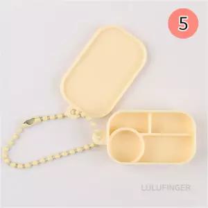 [룰루핑거] 도시락 키링 노랑 4x2.5x1cm (5개입) 2K-02-123