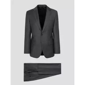 [로가디스] [SMART 4有] 브러쉬드 울 멜란지 레귤러 핏 수트 세트  그레이 (PS001357843)