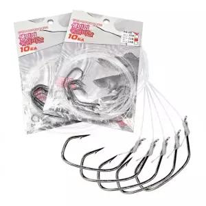 생미끼 바늘 묶음바늘 목줄8호 민어 농어 우럭 광어 10p입 22호 24호