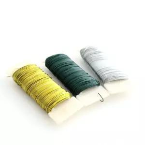 메탈릭 가든타이 철사타이 0.7mm x 35m/철사/공예/화초/지지대/철사끈/원예용/덩굴/식물/원예/분제용/조경