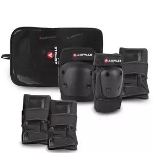 에어워크 파우치 보호대 3종 세트 인라인 자전거 스케이트보드 아동 성인 Dno