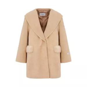 [올리비아하슬러][올리비아 하슬러] 울 블렌드 하프코트_OHCWCT201