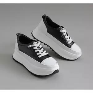 [잭앤질]잭앤질 소가죽 베이직 밴딩끈 스니커즈(JC4Z534S)