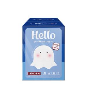 헬로 소프트 미용티슈 180매x24팩 각티슈