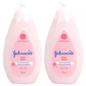 존슨즈 베이비 로션 핑크 750ml 2개