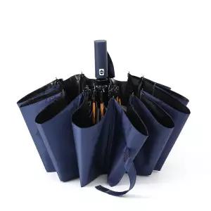 (네이비) 전자동 3단 양우산/휴대용/답례품/양산/컬러/UV차단/암막/우양산/튼튼/단체/판촉물/학생/회사