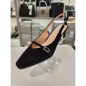 [에스콰이아][에스콰이아] 여성 큐빅 스트랩 샌들 5CM(EQEMST684BK) (P003692692)