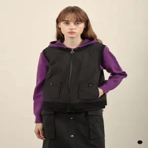 [올리비아로렌][올리비아로렌] 니트 패치 패딩베스트VVC_KA4W9171 (P003693778)