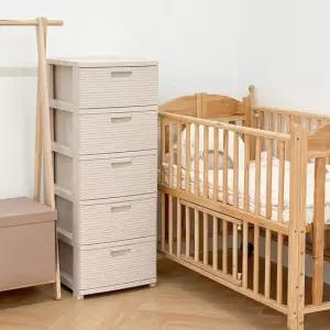 국내제작 튼튼한 홈클로젯 라탄 5단 서랍장 플라스틱 서랍장