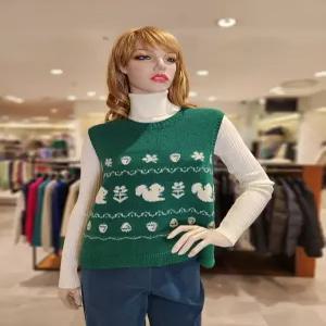 [베네통][베네통] 베네통 다람쥐 라운드 니트조끼 BAKV51461 (P003696125)