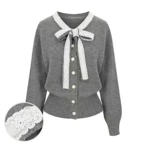 [샐리] 리본스트랩니트가디건_I5C-CCA031