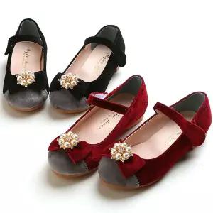 벨벳 진주 여아 공주 키즈메리제인 유아 아기구두